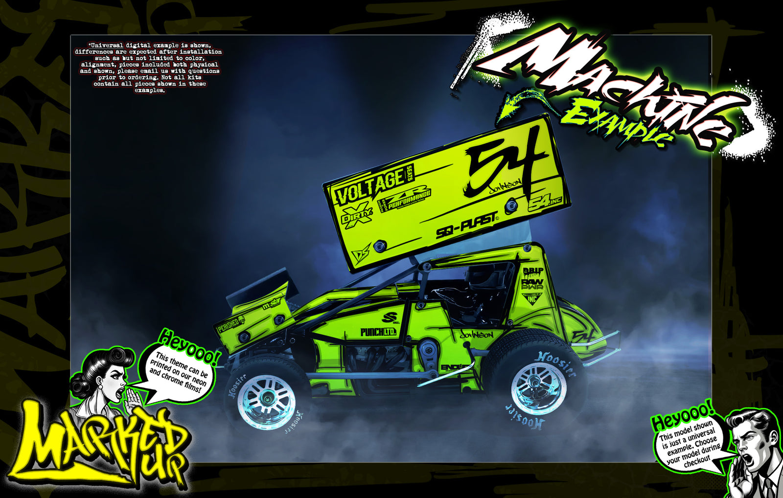 Buy Custom Wraps Skins Graphics and Decal Kits for 1RC Racing Bodies ...