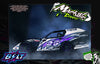 'Bolt' Customizable Wrap Skin Graphics Fits Traxxas Slash Mudboss Modified & Late Model Dirt Oval | Darkside Studio Arts LLC.