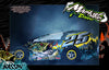 'Bassin' Customizable Decal Skin Kit Fits Excelerate Mudboss Body #XCE-0500 Graphics Wrap | Darkside Studio Arts LLC.