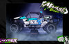 'Hyper' Themed Wrap Fits Kraken RC® | SX5 Sidewinder | TSK | TSK-b | Vekta.5 | Vesla.5 | Darkside Studio Arts LLC.
