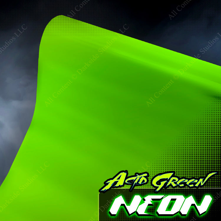 Add-On -Rider Number Cut-Out Overlay- ( Neon Acid Green ) | Darkside Studio Arts LLC.