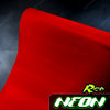 Add-On -Rider Number Cut-Out Overlay- ( Neon Red ) | Darkside Studio Arts LLC.
