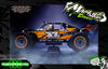 'Series 1X' Skin Wrap Graphics Kit Fits Losi Desert Buggy Dbxl / Dbxl 2.0 / Dbxl-E / Dbxl-E 2.0 | Darkside Studio Arts LLC.