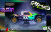 'Str8 Chrome' Themed Graphics Kit Fits 30° North Big Flex Body | Losi® 5IVE-T | King Motor | Rovan | Darkside Studio Arts LLC.