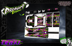 'Turbo' Customizable Wrap Skin Graphics Fits Shark RC RC 1/10  Buggy Street Stock Crazy Train, Hammerhead, Outcast, Dawg Pound, Volunteer, Nightmare - Darkside Studio Arts LLC.