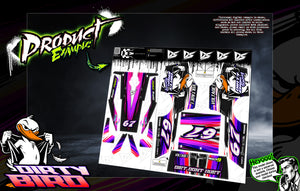 'Dirty Bird' Customizable Wrap Skin Graphics Fits Traxxas Slash Mudboss Modified Dirt Oval - Darkside Studio Arts LLC.