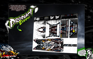 'Talon' Customizable Wrap Skin Graphics Fits Shark RC RC 1/10  Buggy Street Stock Bull Shark, Kill Shot, Smokescreen, Knockout, Attack - Darkside Studio Arts LLC.