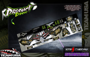 'Team USA' Customizeable Graphics Skin Wrap Kit Fits Losi ProMoto-MX Hop-Up Parts - Darkside Studio Arts LLC.