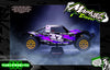 'Series 1X' Themed Graphics Kit Fits Losi® 5IVE-T Series | Losi® 5IVE-T 1.0 | Losi® 5IVE-TE 3.0 | 30° North Big Flex Body | King Motor | Rovan | Darkside Studio Arts LLC.
