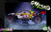 'Hyper' Themed Graphics Skin Kit Fits Losi® | Desert Buggy XL | Desert Buggy XL 2.0 | Desert Buggy XL-E | Desert Buggy XL-E 2.0 | Darkside Studio Arts LLC.