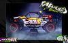 'Hyper' Themed Wrap Fits Kraken RC® | SX5 Sidewinder | TSK | TSK-b | Vekta.5 | Vesla.5 | Darkside Studio Arts LLC.