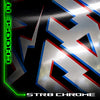 STR8 Chrome Silver Base Finish Add-On (+$24.95) (Purchasing this add-on will print your graphics onto a true silver chrome base) | Darkside Studio Arts LLC.