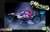 'Hyper' Themed Graphics Skin Kit Fits Losi® | Desert Buggy XL | Desert Buggy XL 2.0 | Desert Buggy XL-E | Desert Buggy XL-E 2.0 | Darkside Studio Arts LLC.