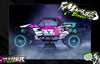 'Hyper' Themed Wrap Fits Kraken RC® | SX5 Sidewinder | TSK | TSK-b | Vekta.5 | Vesla.5 | Darkside Studio Arts LLC.