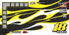 'Turbulence' Premium RC Pit / Work Mat – Customizable, Rollable, Rubber non-slip base, Polyester Top, Stitched Edges | Darkside Studio Arts LLC - 3
