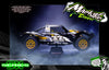 'Series 5X' Themed Graphics Kit Fits Losi® 5IVE-T Series | Losi® 5IVE-T 1.0 | Losi® 5IVE-TE 3.0 | 30° North Big Flex Body | King Motor | Rovan | Darkside Studio Arts LLC.