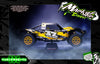 'Series 1X' Themed Graphics Kit Fits Losi® 5IVE-T Series | Losi® 5IVE-T 1.0 | Losi® 5IVE-TE 3.0 | 30° North Big Flex Body | King Motor | Rovan | Darkside Studio Arts LLC.