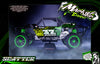 'Scatter' Themed Wrap Fits Kraken RC® | SX5 Sidewinder | TSK | TSK-b | Vekta.5 | Vesla.5 | Darkside Studio Arts LLC.