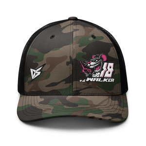 'Ready To Race' Dirt Oval RC Racing Custom Embroidered Snapback Camouflage Trucker Cap V2 - Darkside Studio Arts LLC.