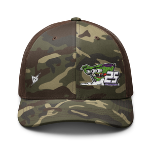 'Need For Speed' Dirt Oval RC Racing Custom Embroidered Snapback Camouflage Trucker Cap V1 - Darkside Studio Arts LLC.