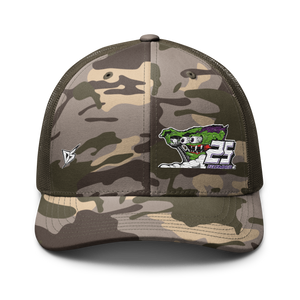 'Need For Speed' Dirt Oval RC Racing Custom Embroidered Snapback Camouflage Trucker Cap V1 - Darkside Studio Arts LLC.