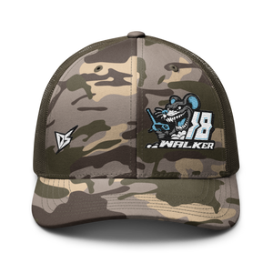 'Ready To Race' Dirt Oval RC Racing Custom Embroidered Snapback Camouflage Trucker Cap V1 - Darkside Studio Arts LLC.