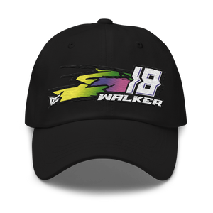 'Hyper' Dirt Oval RC Racing Custom Embroidered Dad Hat Cap - Darkside Studio Arts LLC.