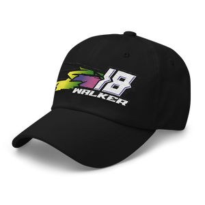 'Hyper' Dirt Oval RC Racing Custom Embroidered Dad Hat Cap - Darkside Studio Arts LLC.