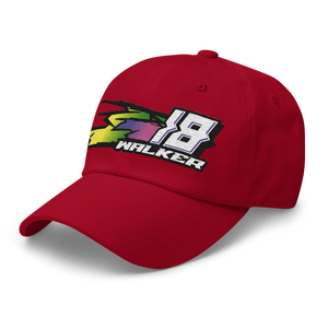 'Hyper' Dirt Oval RC Racing Custom Embroidered Dad Hat Cap - Darkside Studio Arts LLC.