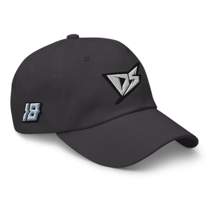 'Instinct' Dirt Oval RC Racing Custom Embroidered  Dad Hat Cap - Darkside Studio Arts LLC.