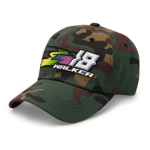 'Hyper' Dirt Oval RC Racing Custom Embroidered Dad Hat Cap - Darkside Studio Arts LLC.