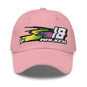 'Hyper' Dirt Oval RC Racing Custom Embroidered Dad Hat Cap - Darkside Studio Arts LLC.