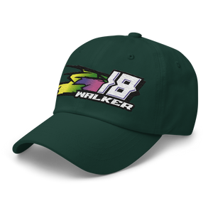 'Hyper' Dirt Oval RC Racing Custom Embroidered Dad Hat Cap - Darkside Studio Arts LLC.