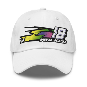 'Hyper' Dirt Oval RC Racing Custom Embroidered Dad Hat Cap - Darkside Studio Arts LLC.