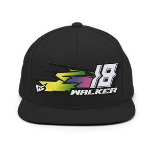 'Hyper' Dirt Oval RC Racing Custom Embroidered SnapBack Cap - Darkside Studio Arts LLC.