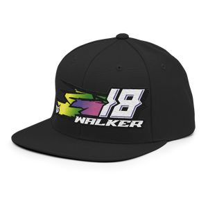 'Hyper' Dirt Oval RC Racing Custom Embroidered SnapBack Cap - Darkside Studio Arts LLC.