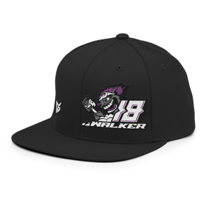 'Rat Attack' Dirt Oval RC Racing Custom Embroidered SnapBack Cap V2 - Darkside Studio Arts LLC.