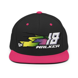 'Hyper' Dirt Oval RC Racing Custom Embroidered SnapBack Cap - Darkside Studio Arts LLC.