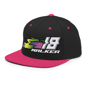 'Hyper' Dirt Oval RC Racing Custom Embroidered SnapBack Cap - Darkside Studio Arts LLC.