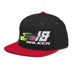 'Hyper' Dirt Oval RC Racing Custom Embroidered SnapBack Cap - Darkside Studio Arts LLC.