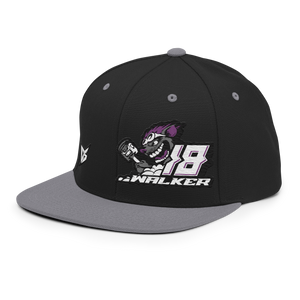 'Rat Attack' Dirt Oval RC Racing Custom Embroidered SnapBack Cap V2 - Darkside Studio Arts LLC.