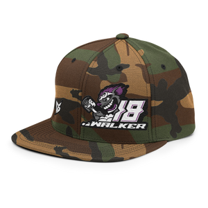 'Rat Attack' Dirt Oval RC Racing Custom Embroidered SnapBack Cap V2 - Darkside Studio Arts LLC.