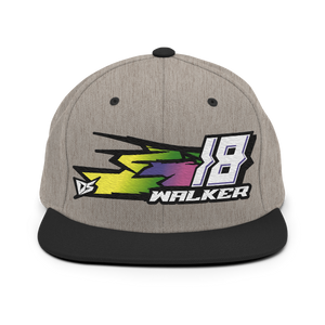 'Hyper' Dirt Oval RC Racing Custom Embroidered SnapBack Cap - Darkside Studio Arts LLC.