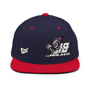 'Rat Attack' Dirt Oval RC Racing Custom Embroidered SnapBack Cap V2 - Darkside Studio Arts LLC.