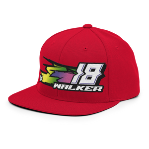 'Hyper' Dirt Oval RC Racing Custom Embroidered SnapBack Cap - Darkside Studio Arts LLC.