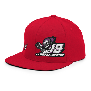 'Rat Attack' Dirt Oval RC Racing Custom Embroidered SnapBack Cap V2 - Darkside Studio Arts LLC.