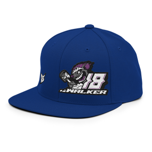 'Rat Attack' Dirt Oval RC Racing Custom Embroidered SnapBack Cap V2 - Darkside Studio Arts LLC.