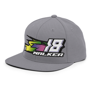 'Hyper' Dirt Oval RC Racing Custom Embroidered SnapBack Cap - Darkside Studio Arts LLC.