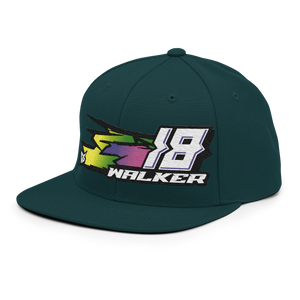 'Hyper' Dirt Oval RC Racing Custom Embroidered SnapBack Cap - Darkside Studio Arts LLC.