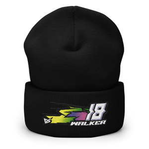 'Hyper' Dirt Oval RC Racing Custom Embroidered Beanie - Darkside Studio Arts LLC.